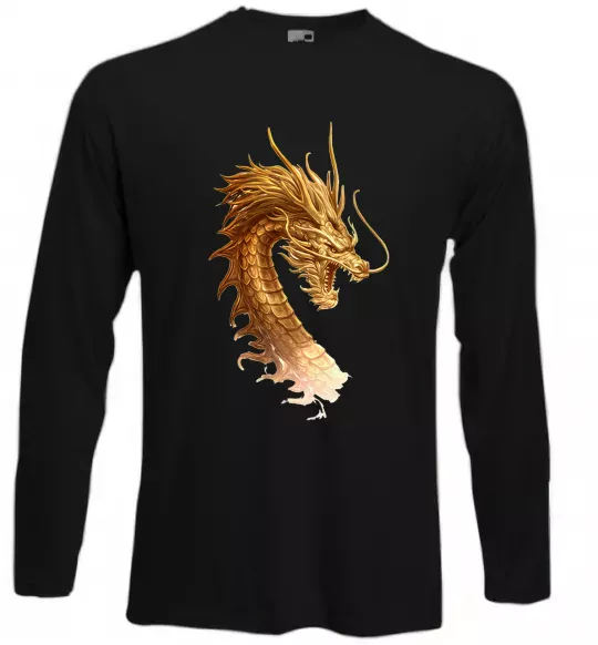 Лонгслів Golden Dragon Чорний фото