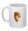Чашка керамическая Golden Dragon Белый фото