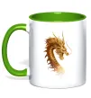 Чашка с цветной ручкой Golden Dragon Зеленый фото