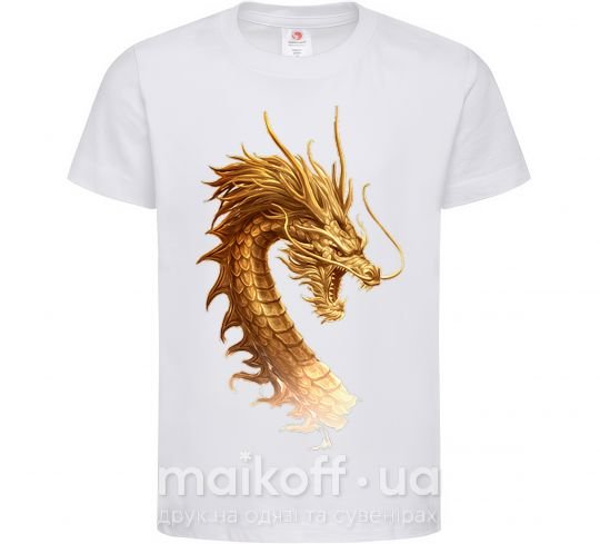 Детская футболка Golden Dragon Белый фото
