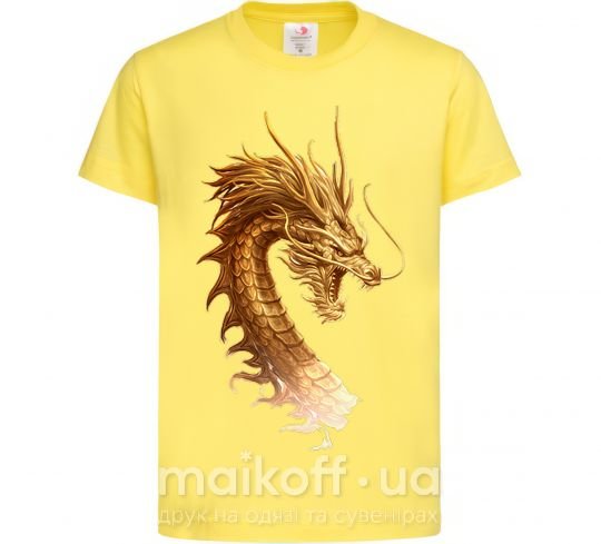 Дитяча футболка Golden Dragon Лимонний фото