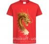 Детская футболка Golden Dragon Красный фото