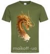 Мужская футболка Golden Dragon Оливковый фото