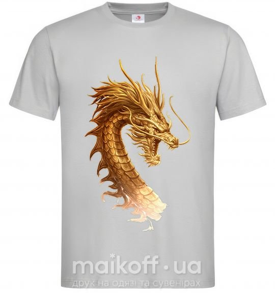 Чоловіча футболка Golden Dragon Сірий фото