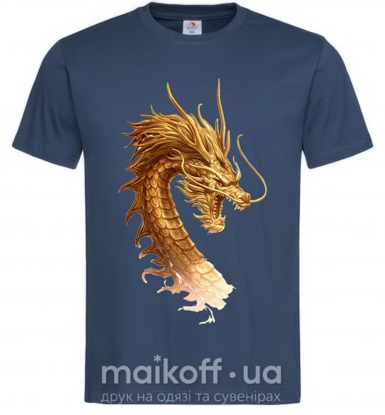 Чоловіча футболка Golden Dragon Темно-синій фото