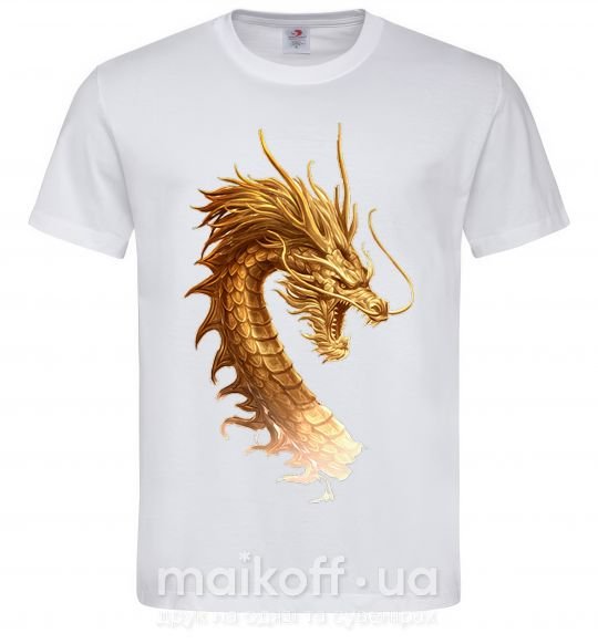 Мужская футболка Golden Dragon Белый фото