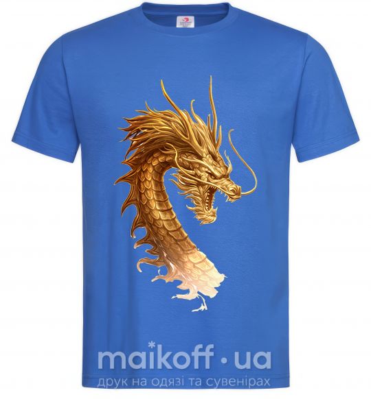 Мужская футболка Golden Dragon Ярко-синий фото