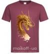 Мужская футболка Golden Dragon Бордовый фото
