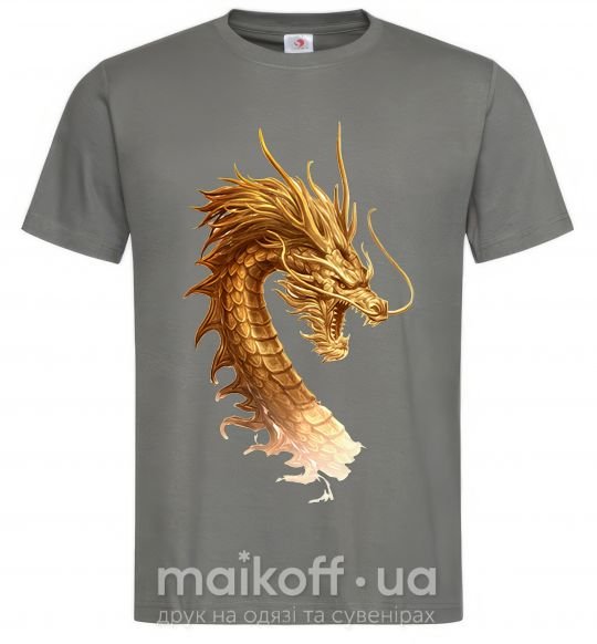 Чоловіча футболка Golden Dragon Графіт фото