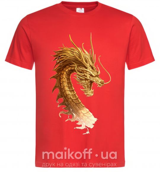 Мужская футболка Golden Dragon Красный фото