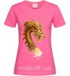 Жіноча футболка Golden Dragon Яскраво-рожевий фото
