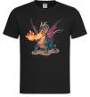 Мужская футболка Fire Dragon Черный фото