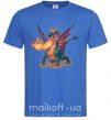 Чоловіча футболка Fire Dragon Яскраво-синій фото