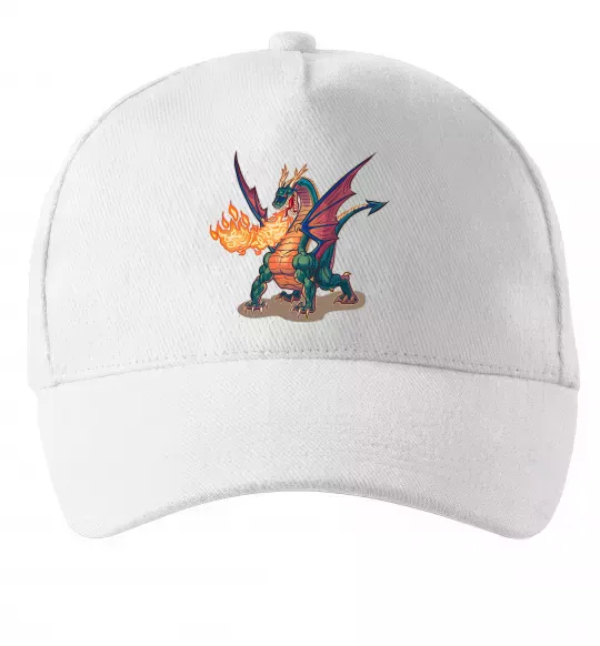 Кепка Fire Dragon Белый фото