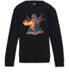 Детский Свитшот Fire Dragon Черный Детский Свитшот Fire Dragon Черный фото