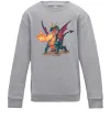 Детский Свитшот Fire Dragon Серый меланж Детский Свитшот Fire Dragon Серый меланж фото