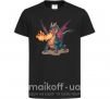 Детская футболка Fire Dragon Черный фото