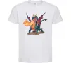 Детская футболка Fire Dragon Белый фото