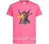 Детская футболка Fire Dragon Ярко-розовый фото