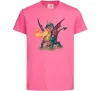 Детская футболка Fire Dragon Ярко-розовый фото