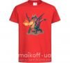 Детская футболка Fire Dragon Красный фото