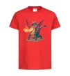 Детская футболка Fire Dragon Красный фото