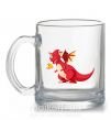 Чашка стеклянная Red Dragon Прозрачный фото