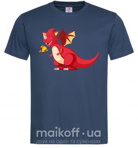Чоловіча футболка Red Dragon Темно-синій фото