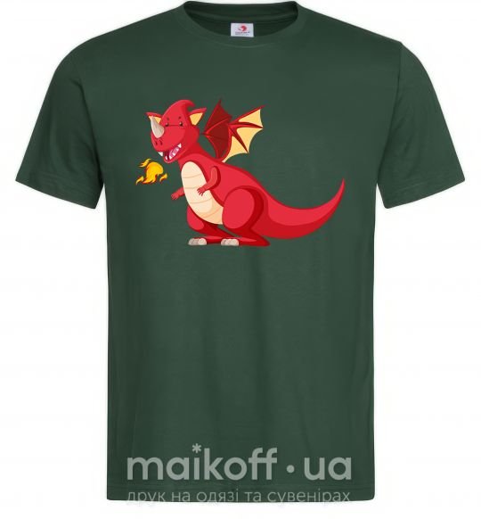 Чоловіча футболка Red Dragon Темно-зелений фото