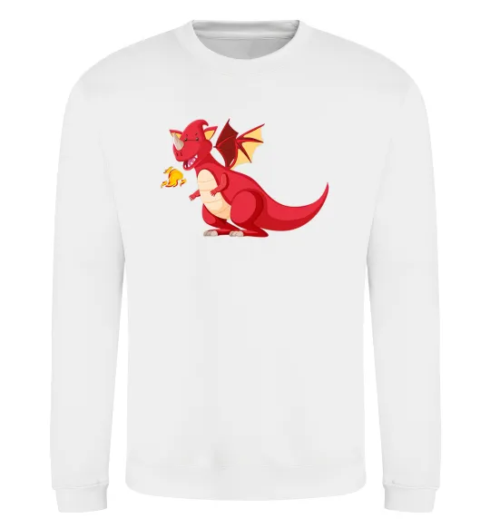 Свитшот Red Dragon Белый фото