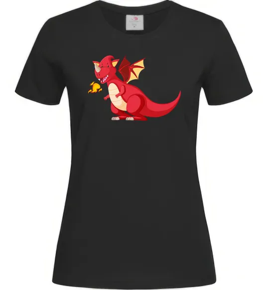Женская футболка Red Dragon Черный фото