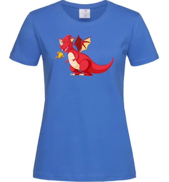 Женская футболка Red Dragon Ярко-синий фото