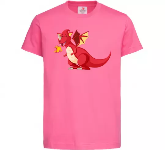 Детская футболка Red Dragon Ярко-розовый фото