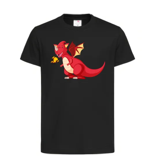 Детская футболка Red Dragon Черный фото