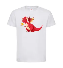 Детская футболка Red Dragon Белый фото