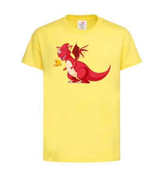 Детская футболка Red Dragon Лимонный фото