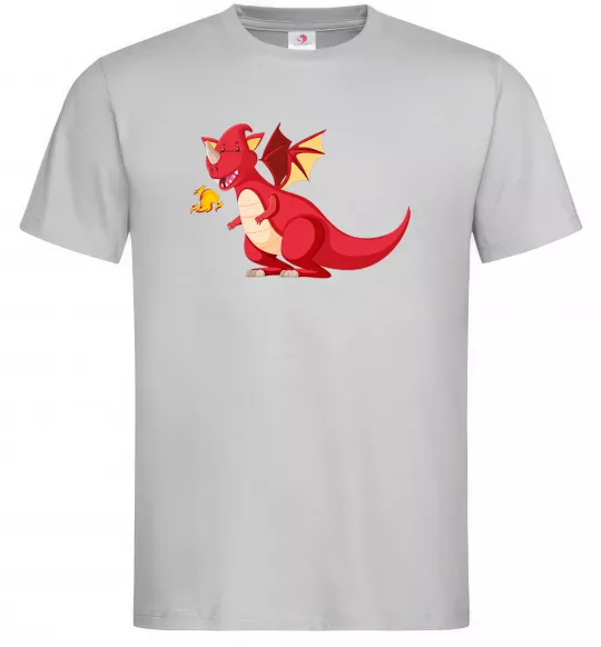 Чоловіча футболка Red Dragon Сірий фото