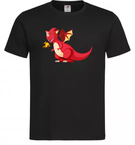 Чоловіча футболка Red Dragon Чорний фото