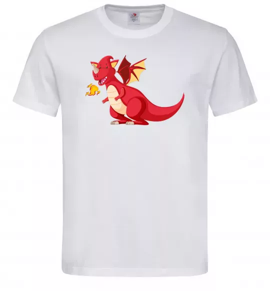 Чоловіча футболка Red Dragon Білий фото