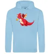 Мужская толстовка (худи) Red Dragon Голубой фото