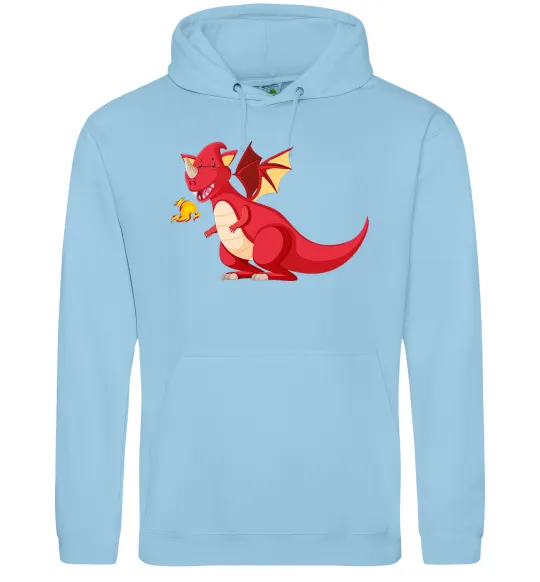 Женская толстовка (худи) Red Dragon Голубой фото