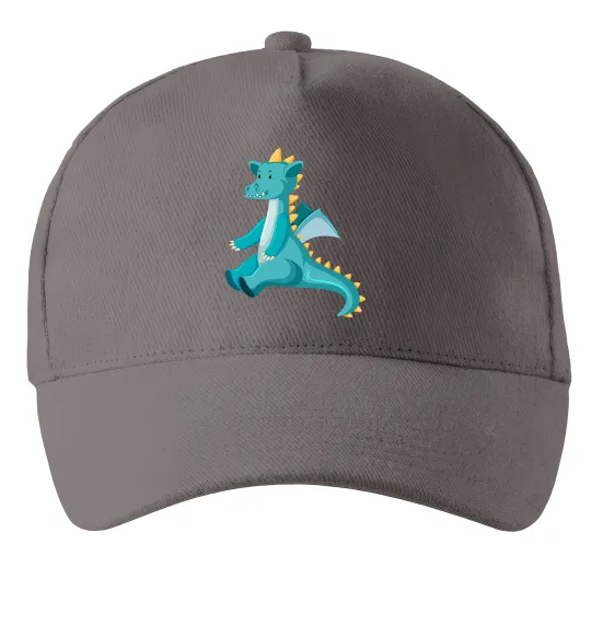 Кепка Бірюзовий Дракон Серый фото