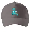 Кепка Бірюзовий Дракон Серый фото