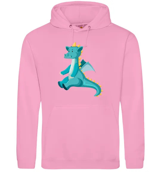 Мужская толстовка (худи) Бірюзовий Дракон Розовый фото