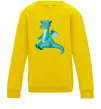 Детский Свитшот Бірюзовий Дракон Солнечно желтый фото
