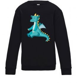 Детский Свитшот Бірюзовий Дракон