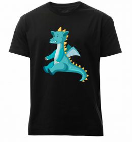 Чоловіча преміум футболка Бірюзовий Дракон