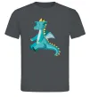 Мужская футболка Бірюзовий Дракон Графит фото