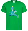 Мужская футболка Бірюзовий Дракон Зеленый фото