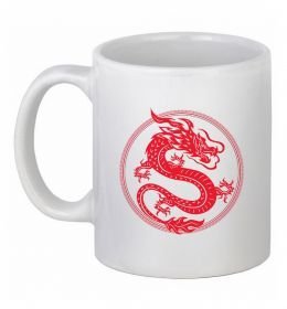 Чашка керамическая Дракон в колі Чашка керамическая Дракон в колі